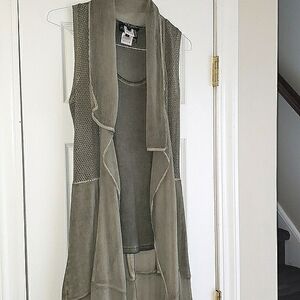 Long cardigan with Tank Top by Angel apparel